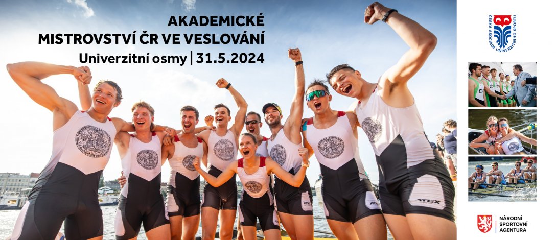 Akademické mistrovství ČR ve veslování - Univerzitní osmy | 31.5.2024